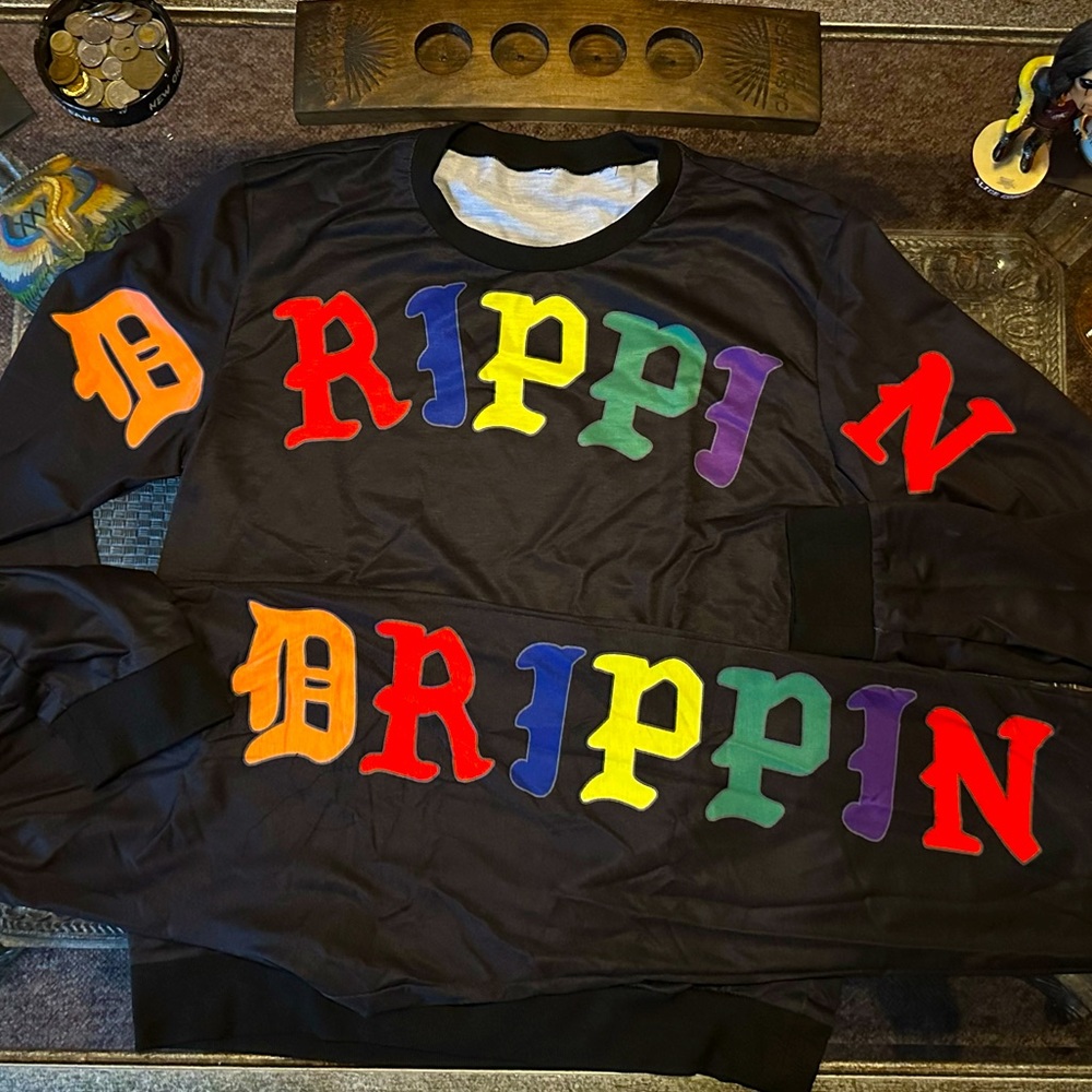 💦 D 💧R 💧I 💧P 💧P 💧I 💧N 💦 XL 💦Multi-Color💦SweatSuit💦BRAND-NEW/NEVERWORN